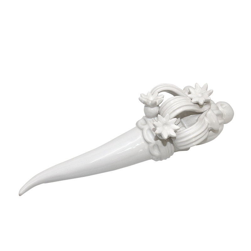 Corno Medio Bianco 17 Cm