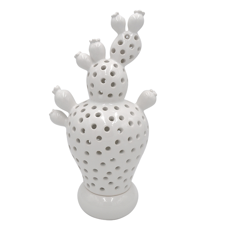 Lampada Fico D`India 30Cm Bianca