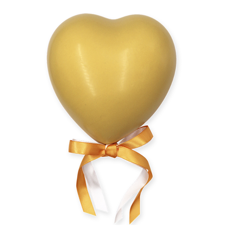 Cuore Matte  6 X 6,5 H Cm Giallo